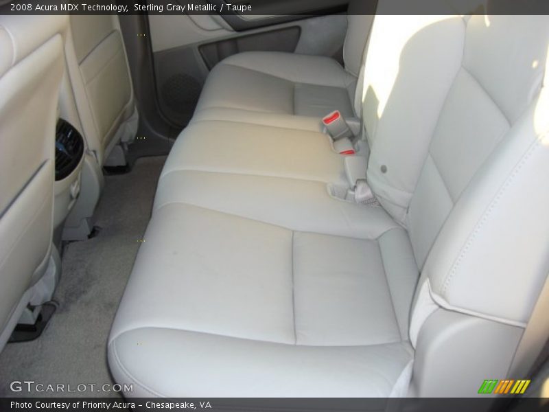 Sterling Gray Metallic / Taupe 2008 Acura MDX Technology