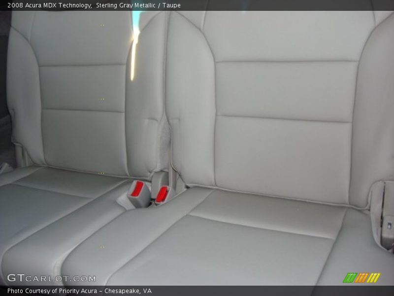 Sterling Gray Metallic / Taupe 2008 Acura MDX Technology