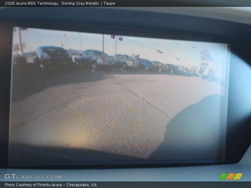 Sterling Gray Metallic / Taupe 2008 Acura MDX Technology