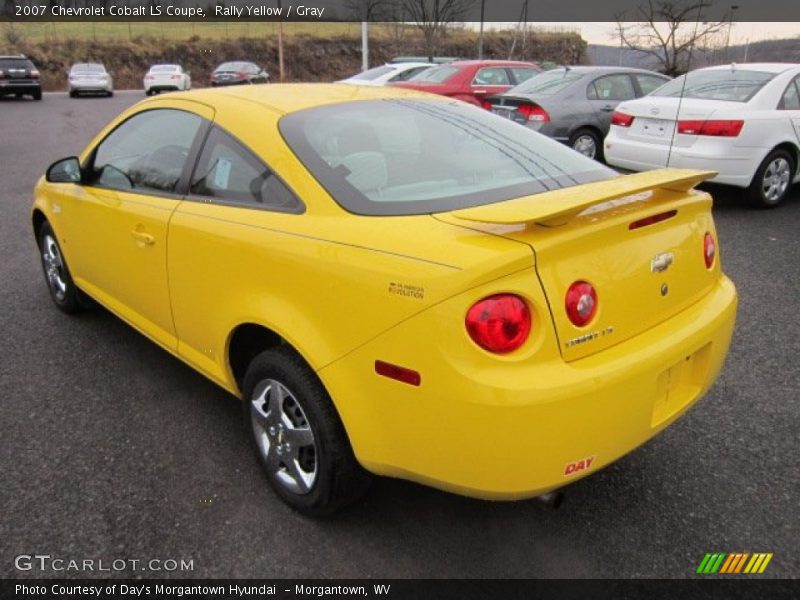 Rally Yellow / Gray 2007 Chevrolet Cobalt LS Coupe
