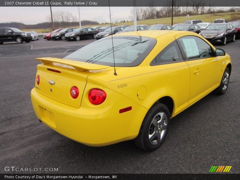 Rally Yellow / Gray 2007 Chevrolet Cobalt LS Coupe