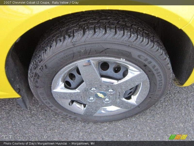 Rally Yellow / Gray 2007 Chevrolet Cobalt LS Coupe
