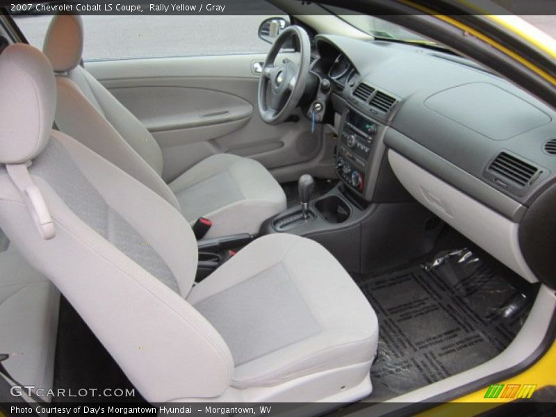 Rally Yellow / Gray 2007 Chevrolet Cobalt LS Coupe