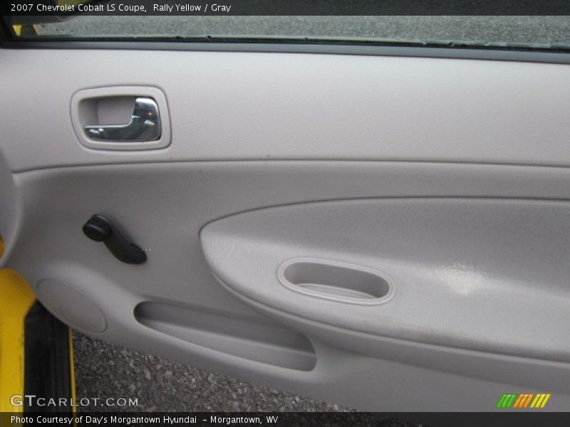 Rally Yellow / Gray 2007 Chevrolet Cobalt LS Coupe