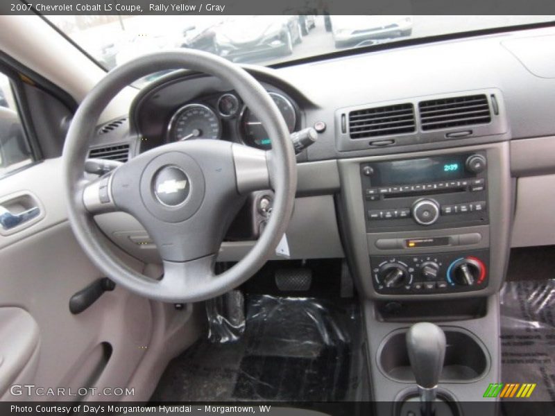 Rally Yellow / Gray 2007 Chevrolet Cobalt LS Coupe