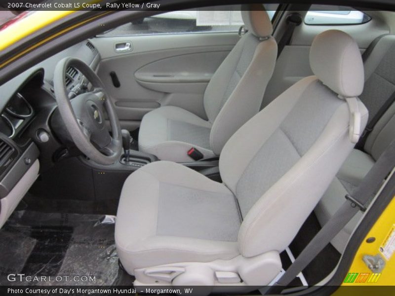 Rally Yellow / Gray 2007 Chevrolet Cobalt LS Coupe