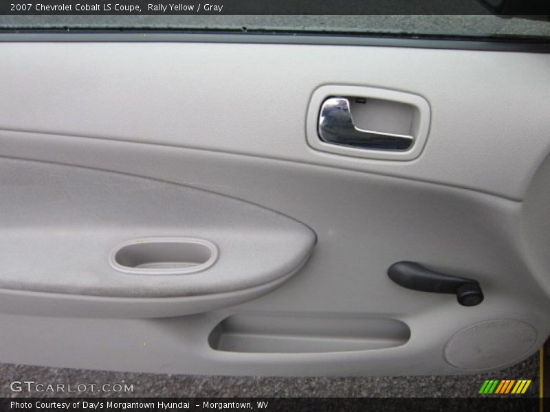 Rally Yellow / Gray 2007 Chevrolet Cobalt LS Coupe