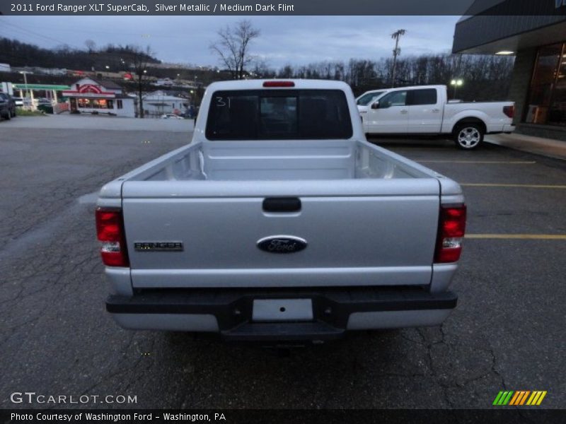 Silver Metallic / Medium Dark Flint 2011 Ford Ranger XLT SuperCab