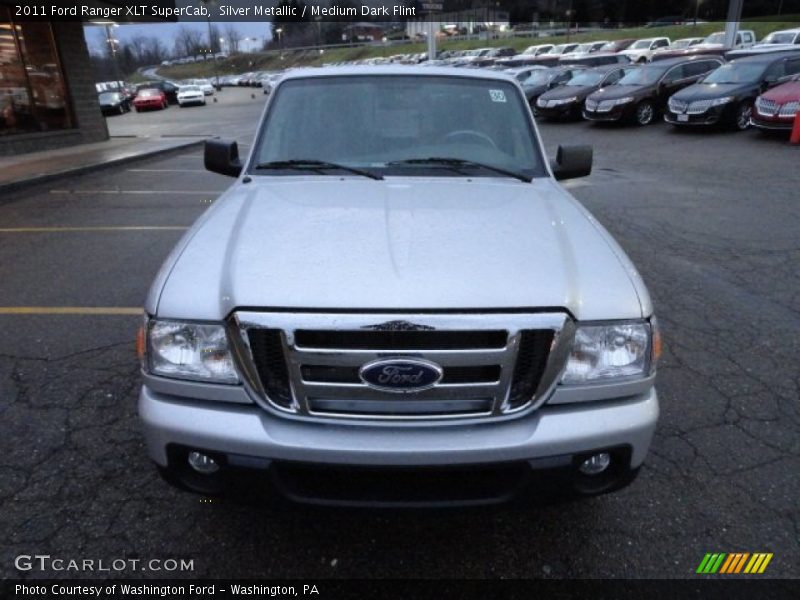 Silver Metallic / Medium Dark Flint 2011 Ford Ranger XLT SuperCab