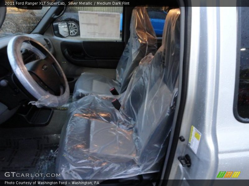 Silver Metallic / Medium Dark Flint 2011 Ford Ranger XLT SuperCab