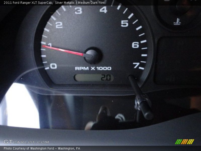 Silver Metallic / Medium Dark Flint 2011 Ford Ranger XLT SuperCab