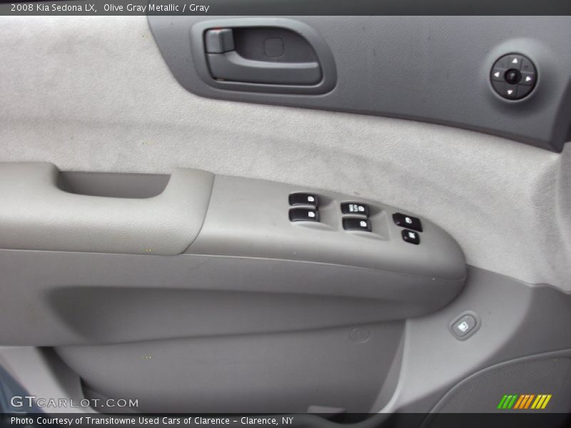 Olive Gray Metallic / Gray 2008 Kia Sedona LX