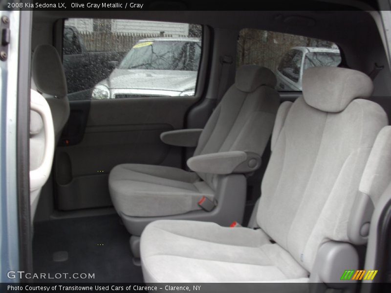 Olive Gray Metallic / Gray 2008 Kia Sedona LX