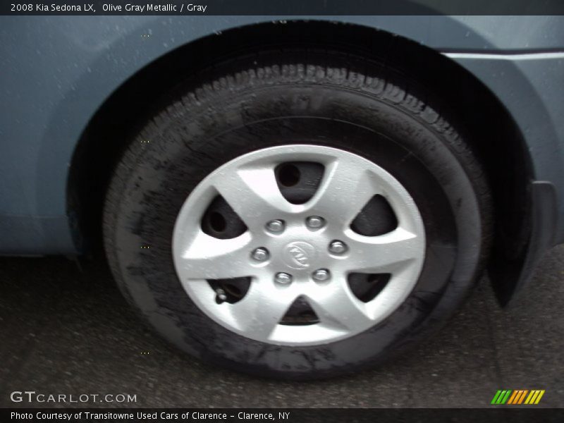 Olive Gray Metallic / Gray 2008 Kia Sedona LX