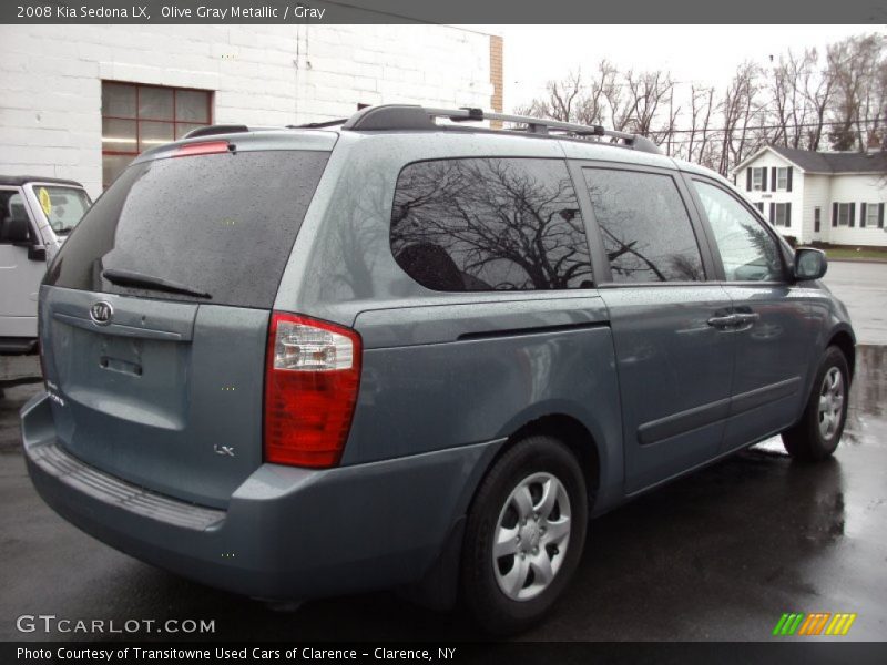 Olive Gray Metallic / Gray 2008 Kia Sedona LX