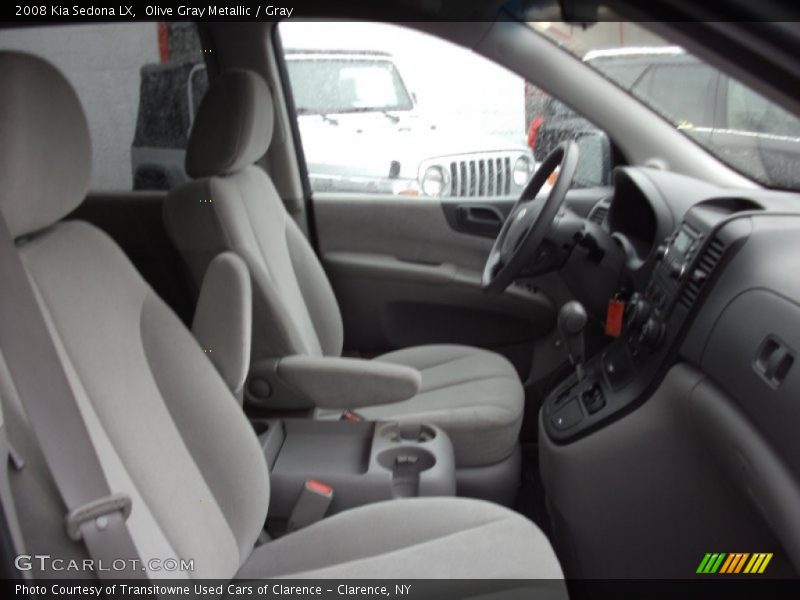 Olive Gray Metallic / Gray 2008 Kia Sedona LX