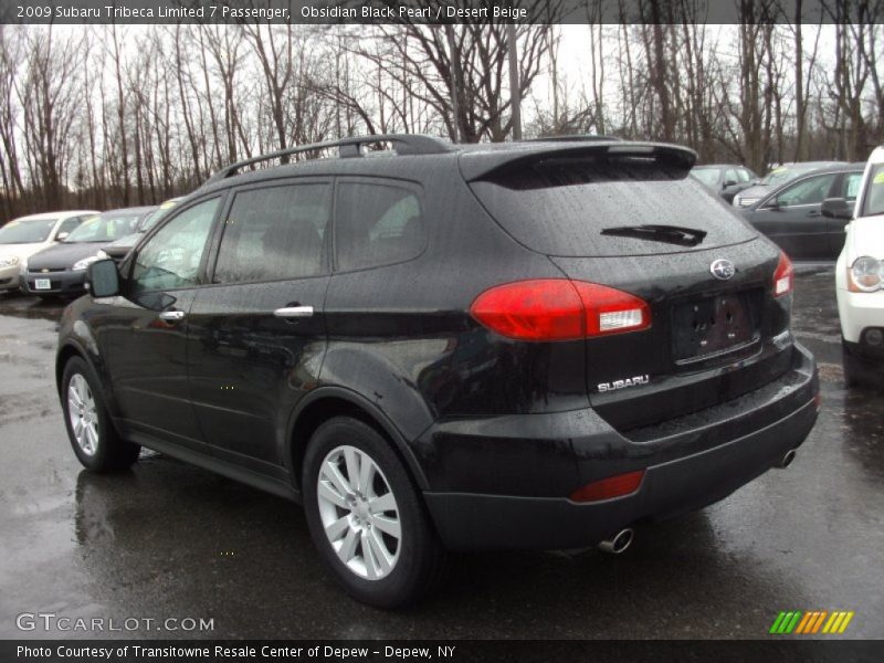 Obsidian Black Pearl / Desert Beige 2009 Subaru Tribeca Limited 7 Passenger