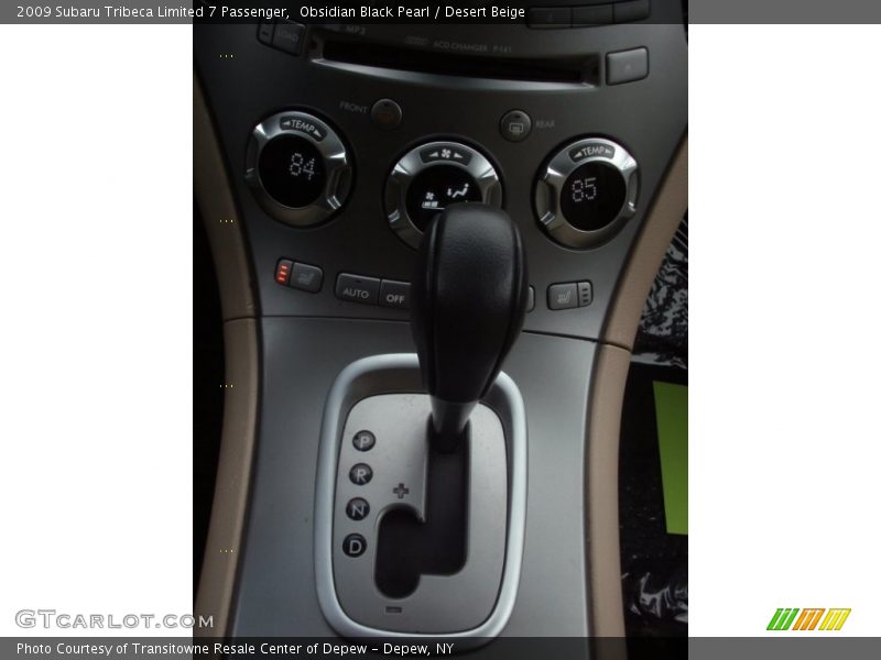 Obsidian Black Pearl / Desert Beige 2009 Subaru Tribeca Limited 7 Passenger