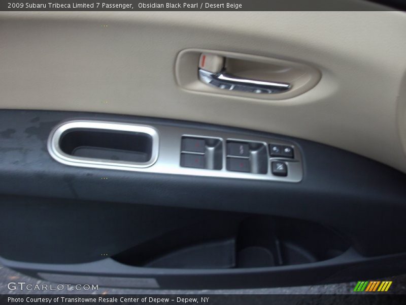 Obsidian Black Pearl / Desert Beige 2009 Subaru Tribeca Limited 7 Passenger