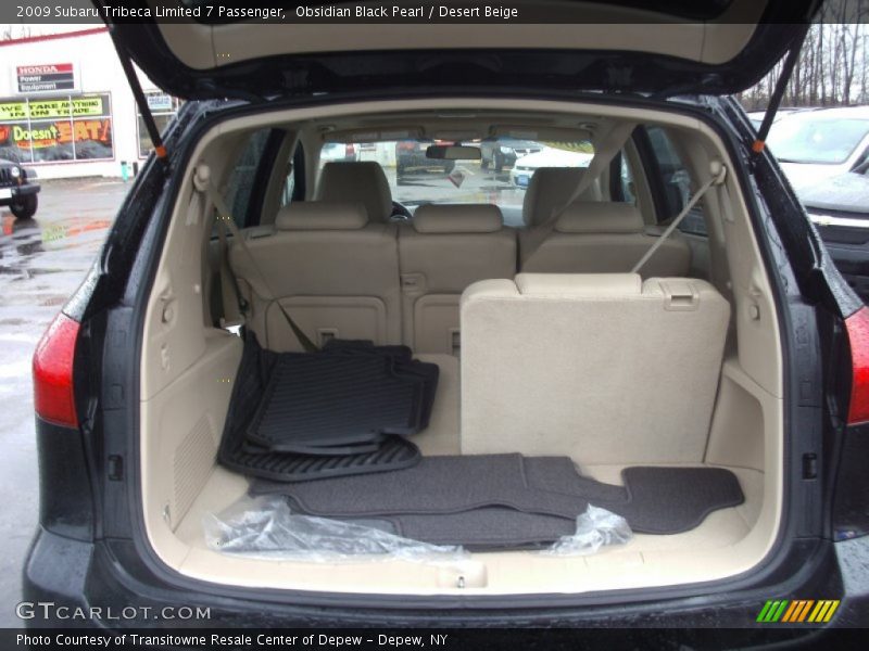 Obsidian Black Pearl / Desert Beige 2009 Subaru Tribeca Limited 7 Passenger