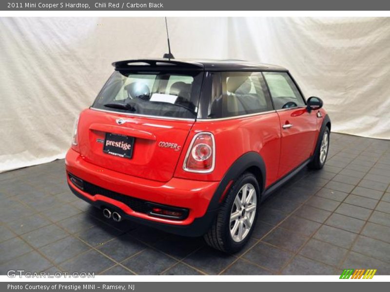 Chili Red / Carbon Black 2011 Mini Cooper S Hardtop