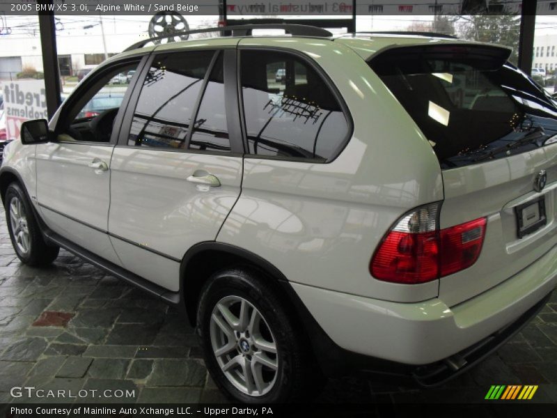 Alpine White / Sand Beige 2005 BMW X5 3.0i