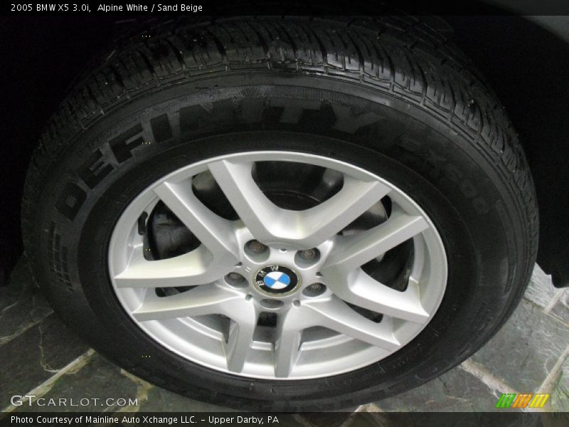 Alpine White / Sand Beige 2005 BMW X5 3.0i