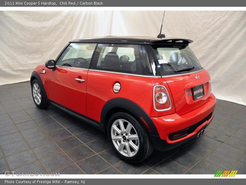 Chili Red / Carbon Black 2011 Mini Cooper S Hardtop