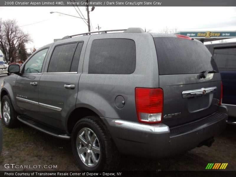 Mineral Gray Metallic / Dark Slate Gray/Light Slate Gray 2008 Chrysler Aspen Limited 4WD