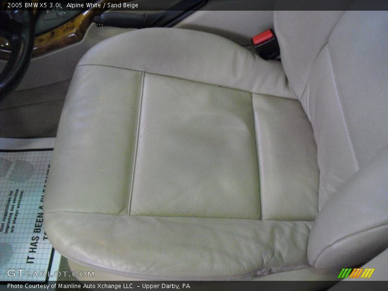 Alpine White / Sand Beige 2005 BMW X5 3.0i