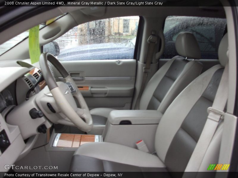 Mineral Gray Metallic / Dark Slate Gray/Light Slate Gray 2008 Chrysler Aspen Limited 4WD