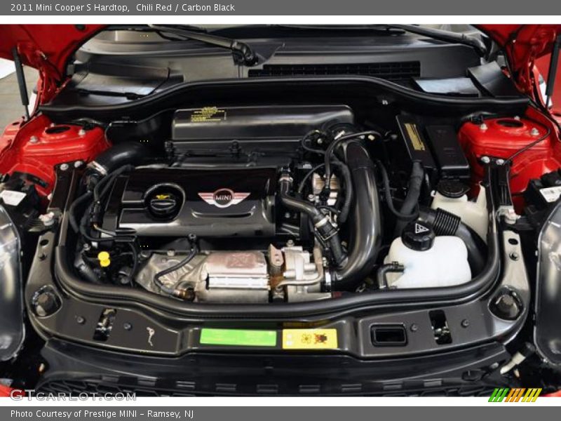 Chili Red / Carbon Black 2011 Mini Cooper S Hardtop