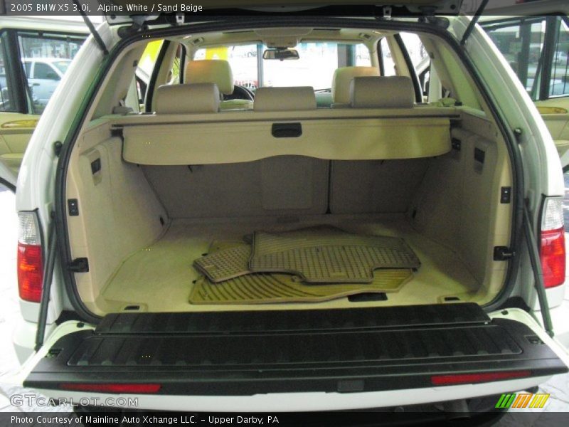 Alpine White / Sand Beige 2005 BMW X5 3.0i