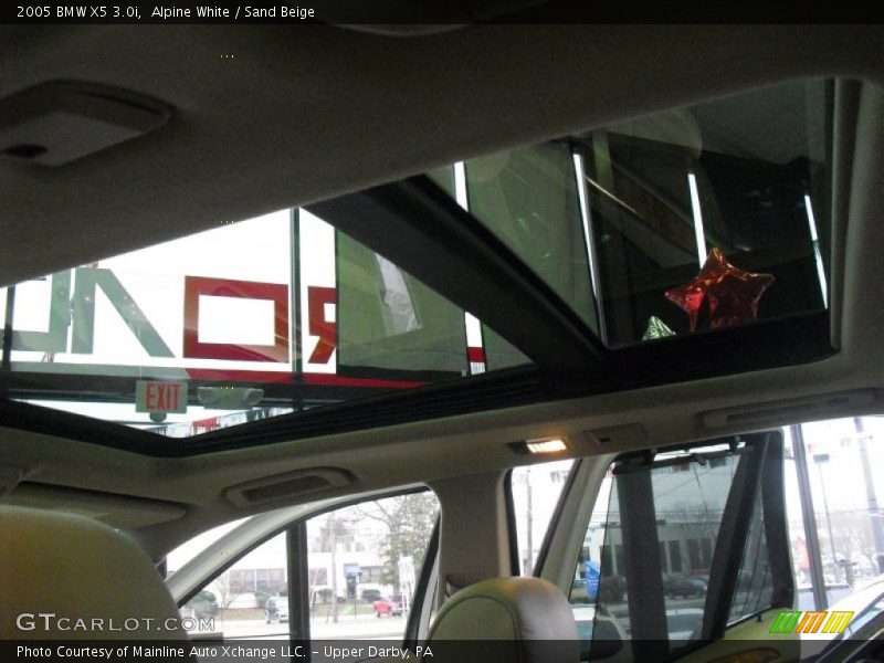 Alpine White / Sand Beige 2005 BMW X5 3.0i