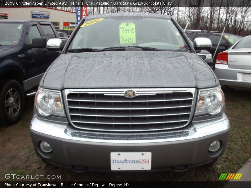 Mineral Gray Metallic / Dark Slate Gray/Light Slate Gray 2008 Chrysler Aspen Limited 4WD