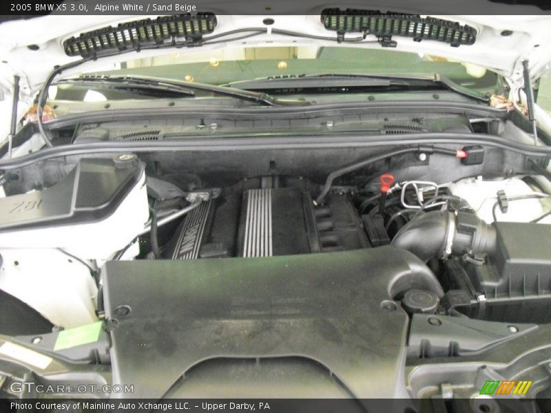Alpine White / Sand Beige 2005 BMW X5 3.0i