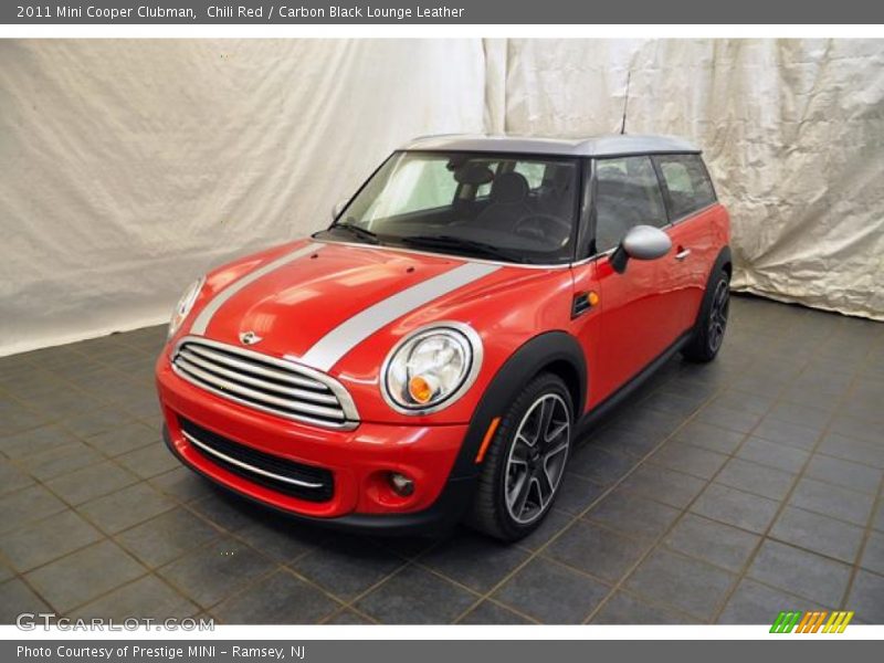 Chili Red / Carbon Black Lounge Leather 2011 Mini Cooper Clubman