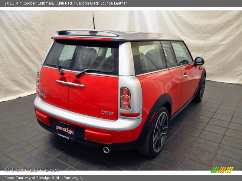 Chili Red / Carbon Black Lounge Leather 2011 Mini Cooper Clubman