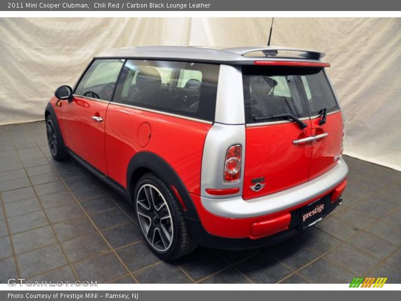 Chili Red / Carbon Black Lounge Leather 2011 Mini Cooper Clubman