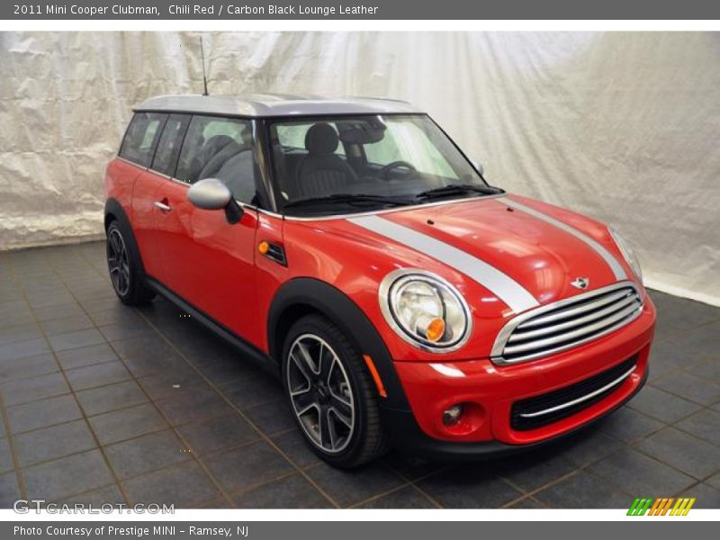 Chili Red / Carbon Black Lounge Leather 2011 Mini Cooper Clubman