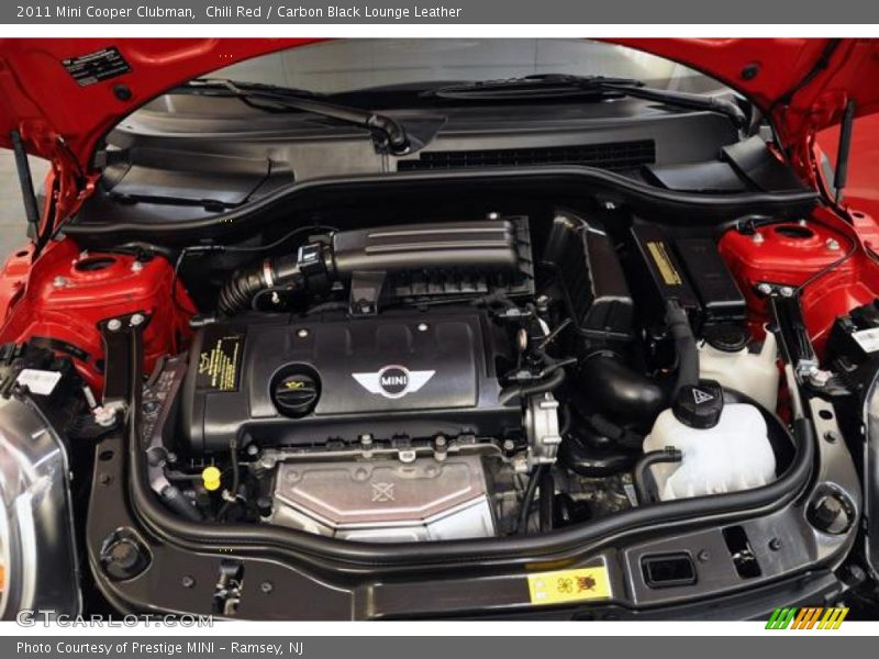 Chili Red / Carbon Black Lounge Leather 2011 Mini Cooper Clubman