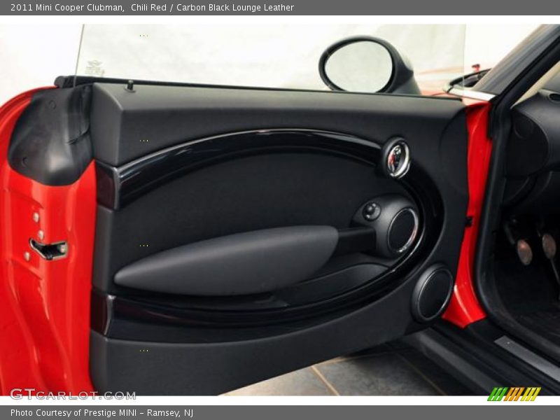Chili Red / Carbon Black Lounge Leather 2011 Mini Cooper Clubman