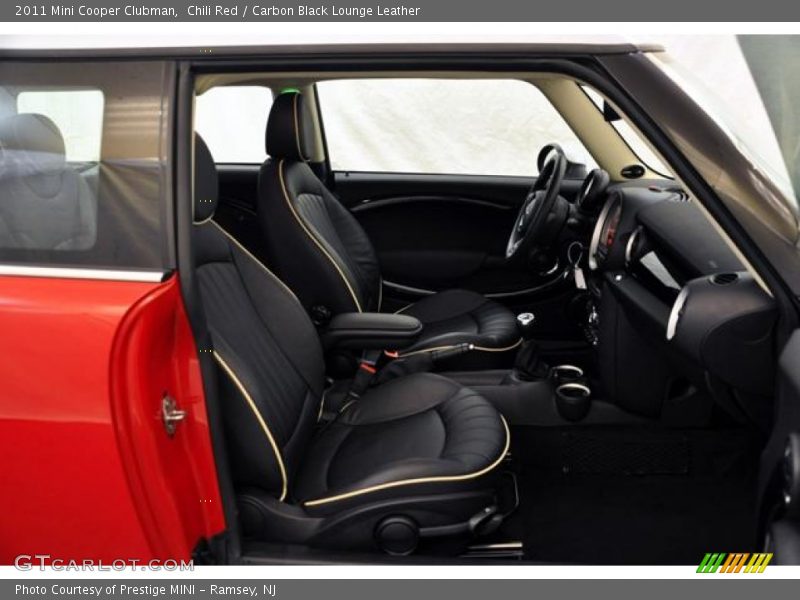 Chili Red / Carbon Black Lounge Leather 2011 Mini Cooper Clubman