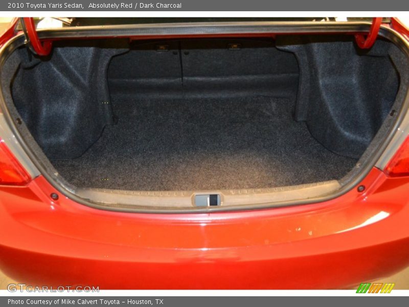 Absolutely Red / Dark Charcoal 2010 Toyota Yaris Sedan