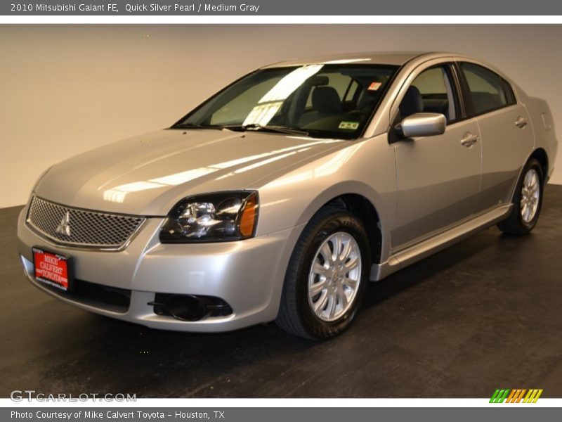 Quick Silver Pearl / Medium Gray 2010 Mitsubishi Galant FE