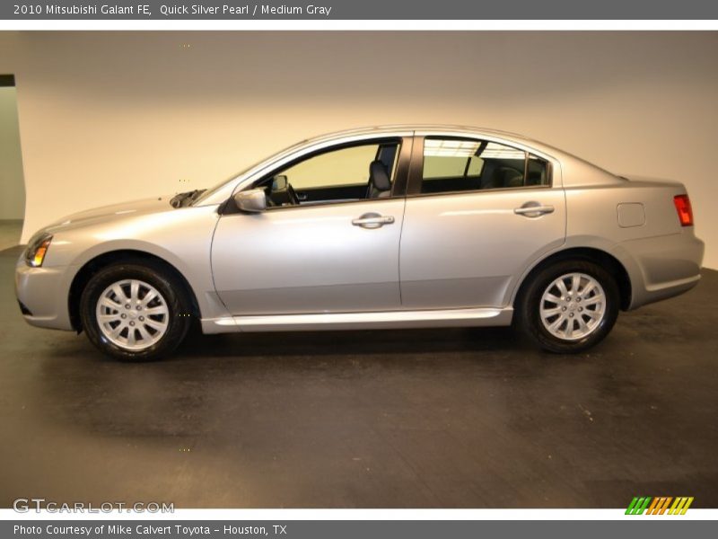 Quick Silver Pearl / Medium Gray 2010 Mitsubishi Galant FE