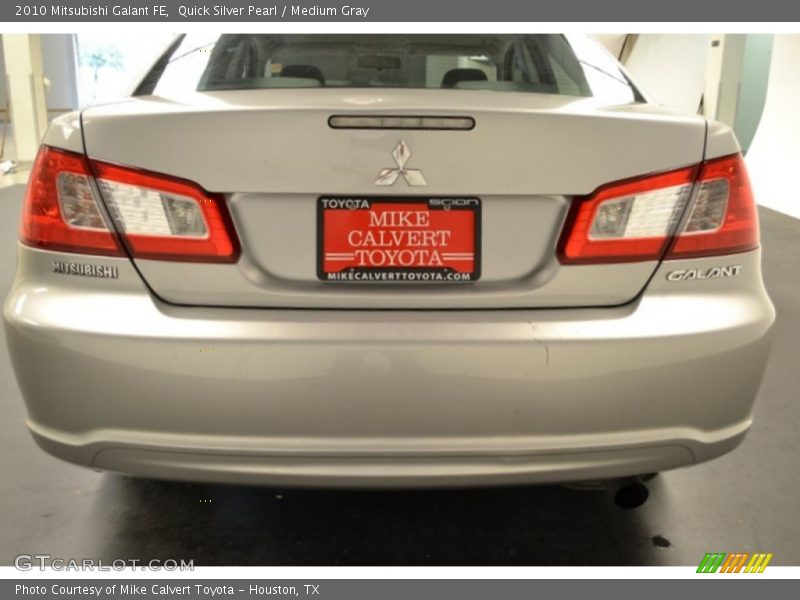 Quick Silver Pearl / Medium Gray 2010 Mitsubishi Galant FE