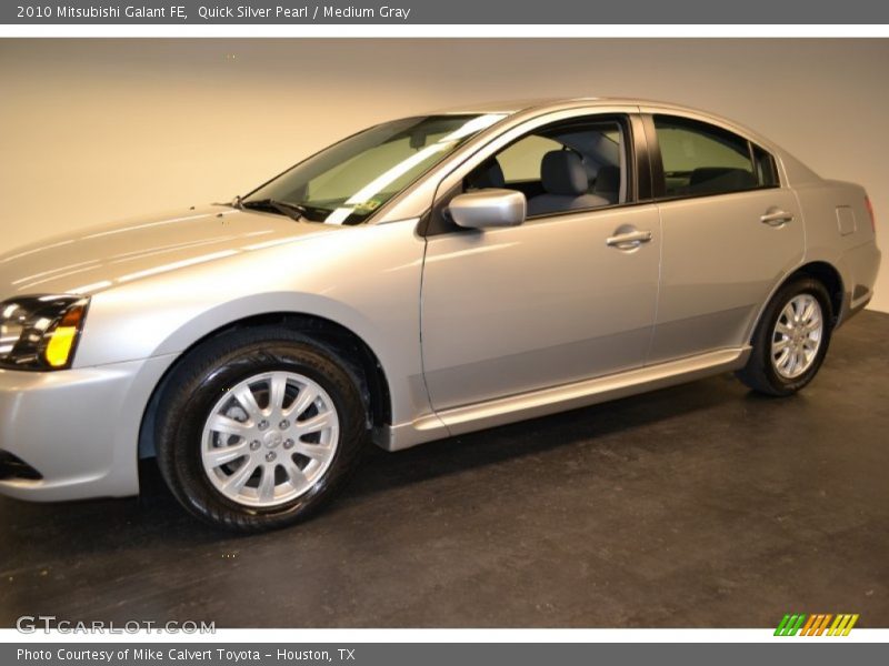 Quick Silver Pearl / Medium Gray 2010 Mitsubishi Galant FE