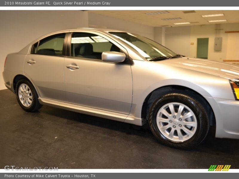 Quick Silver Pearl / Medium Gray 2010 Mitsubishi Galant FE