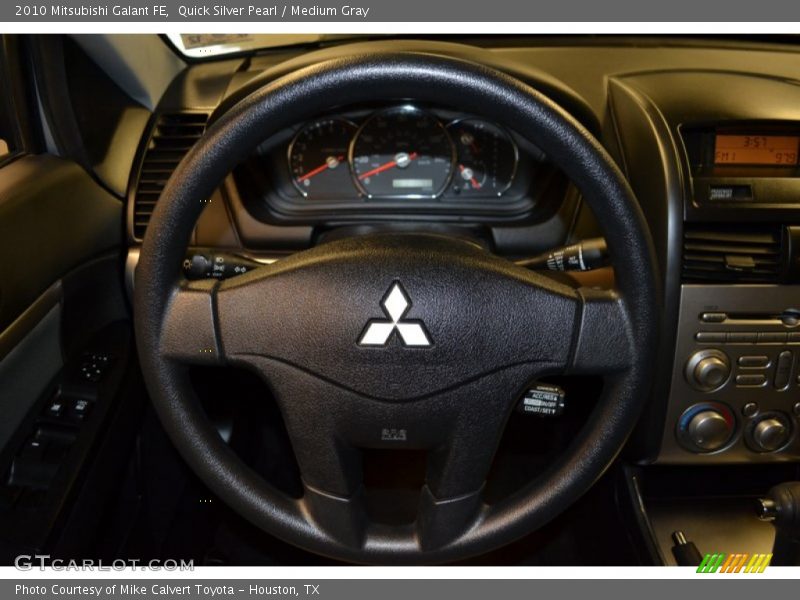 Quick Silver Pearl / Medium Gray 2010 Mitsubishi Galant FE